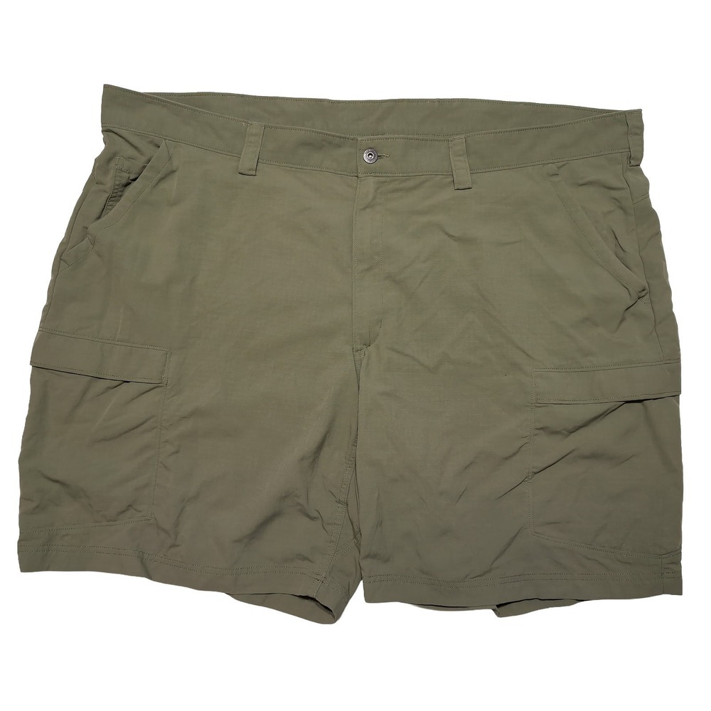 DULUTH Cargo Shorts Men 48 Green EXCELLENT Armachillo Cooling 9" 46224